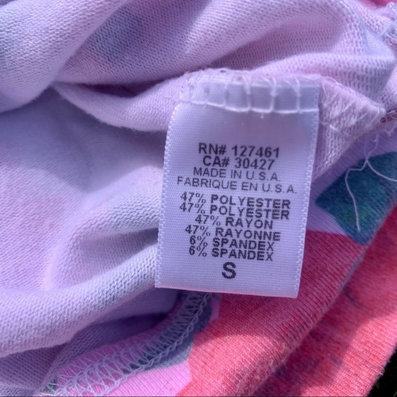 Wildfox electric love sweatshirt rise print pink red small - Picture 4 of 5